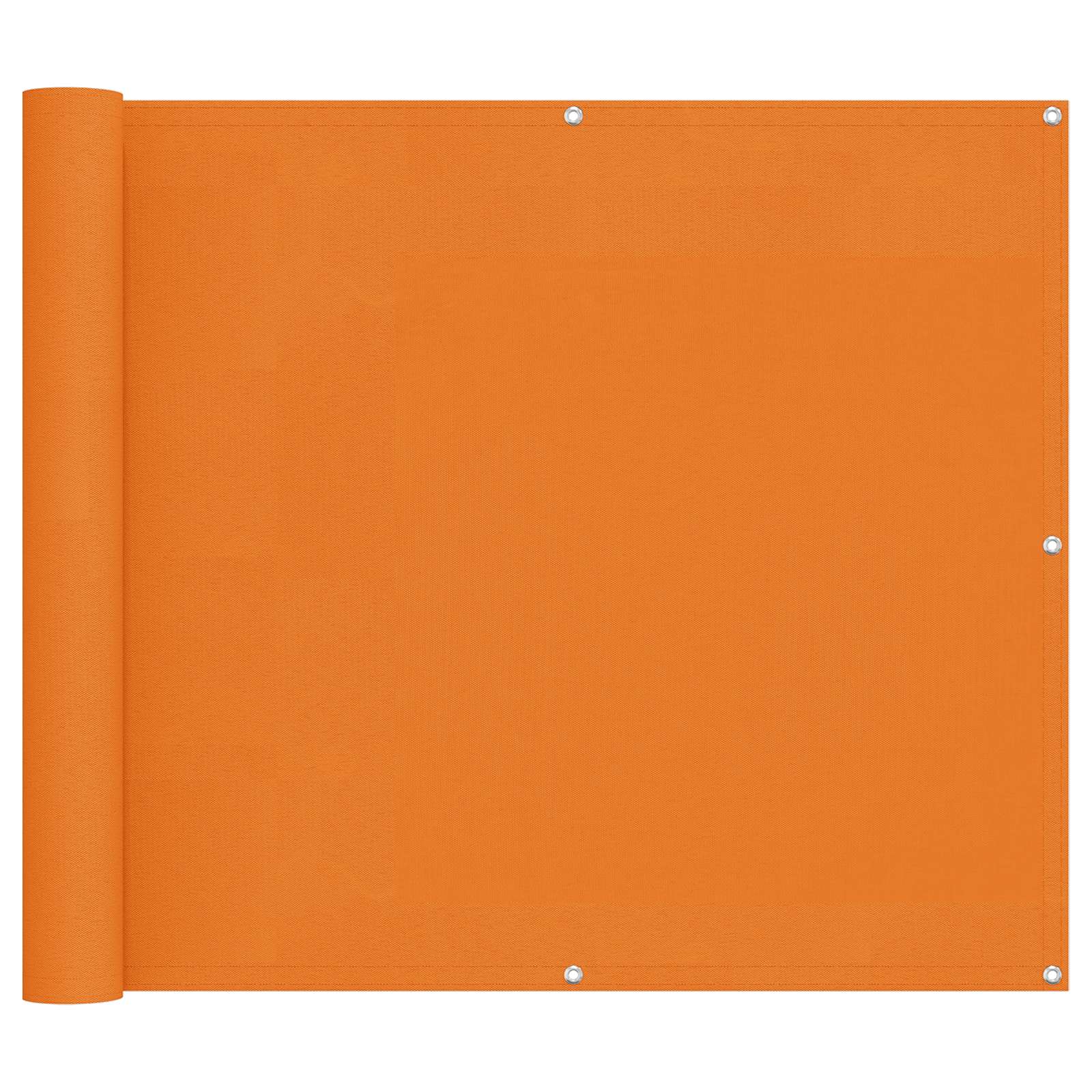 Balkonsichtschutz Orange 100 x 400 cm Oxford-Stoff