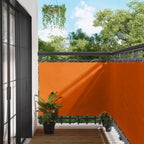 Balkonsichtschutz Orange 110 x 200 cm Oxford-Stoff