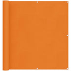 Balkonsichtschutz Orange 110 x 400 cm Oxford-Stoff