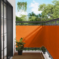 Balkonsichtschutz Orange 110 x 700 cm Oxford-Stoff
