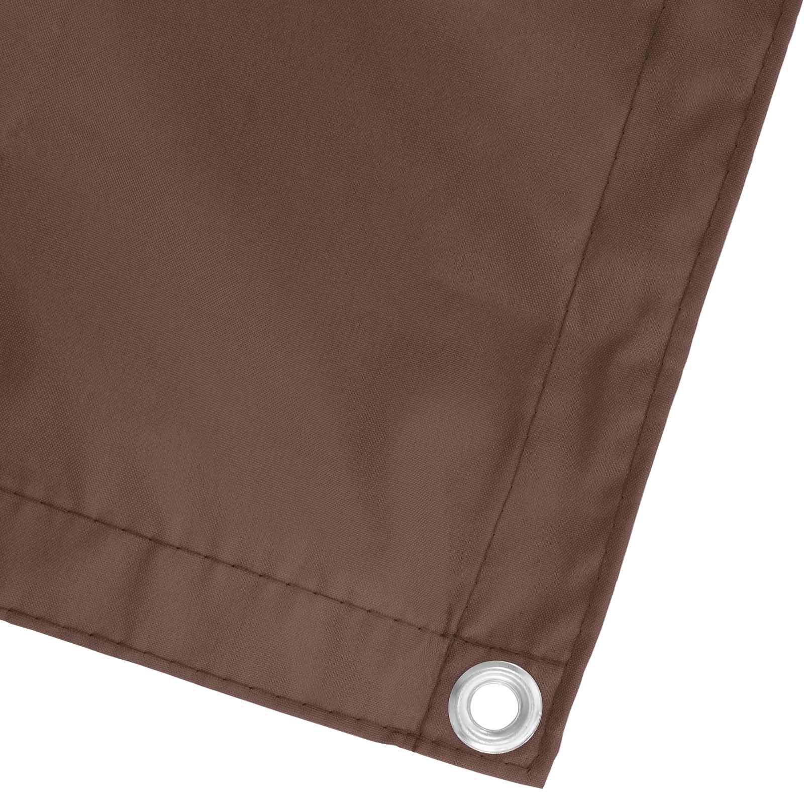 Balkonsichtschutz Braun 110 x 200 cm Oxford-Stoff
