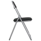 Klappstuhl 2 Stück Schwarz und Grau 48 x 43,5 x 81 cm