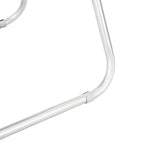 Klappstuhl 2 pcs Weiß und Grau 48 x 43,5 x 81 cm Kunstleder