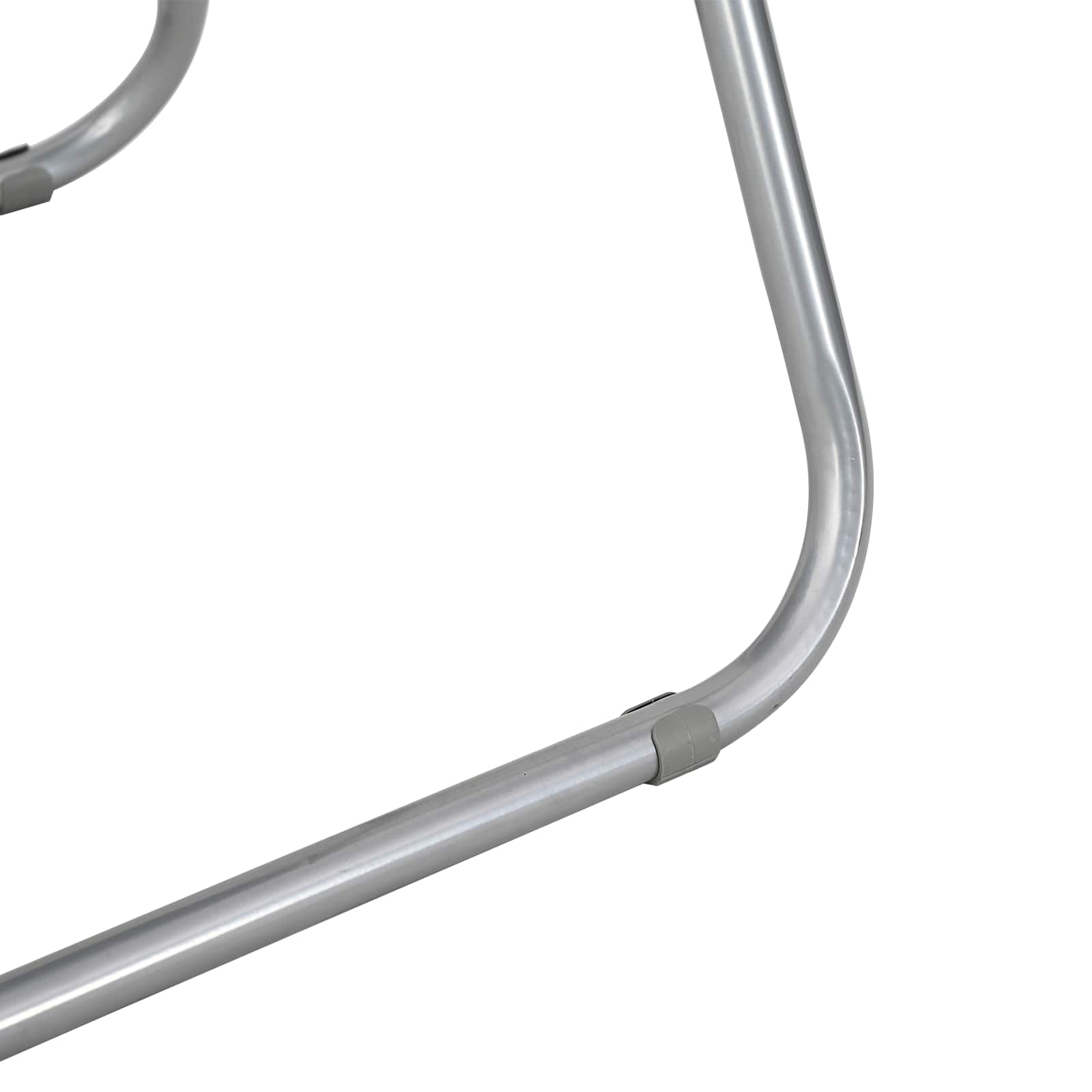 Klappstuhl 2 pcs Grau 48 x 43,5 x 81 cm Kunstleder