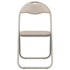 Klappstuhl 8 pcs Sand 48 x 43,5 x 81 cm Kunstleder