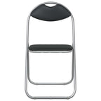 Klappstuhl 8 pcs Schwarz und Grau 48 x 43,5 x 81 cm Kunstleder
