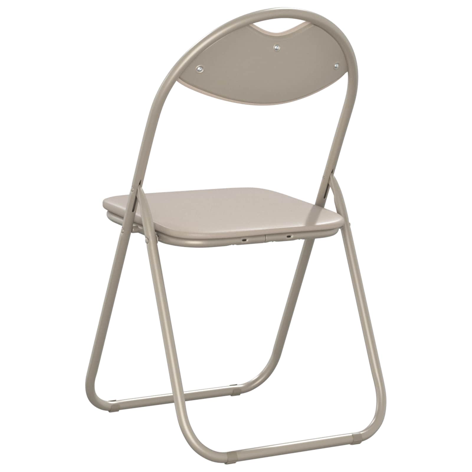 Klappstuhl 8 pcs Sand 48 x 43,5 x 81 cm Kunstleder