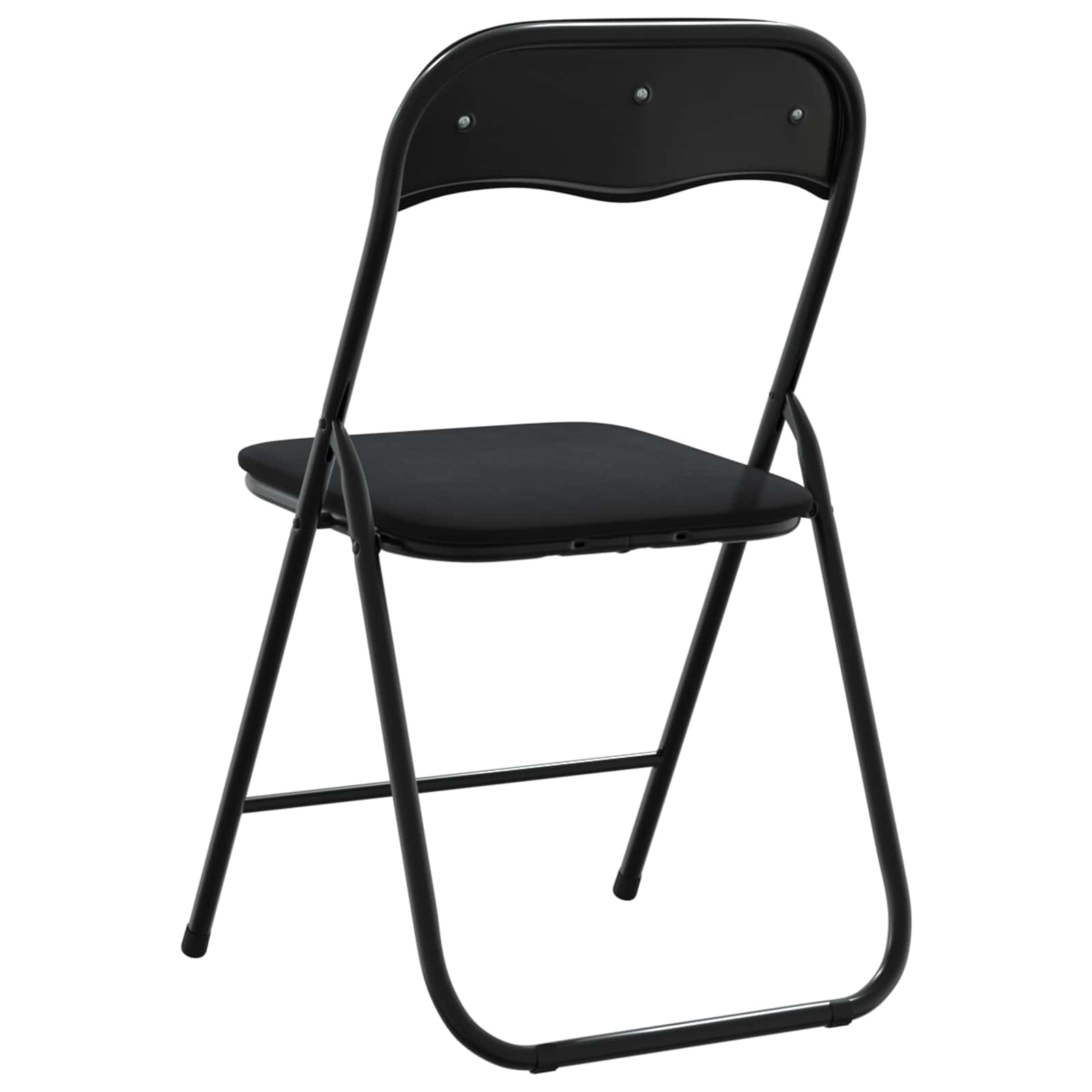 Klappstuhl 8 pcs Schwarz 48 x 44 x 78 cm Samt