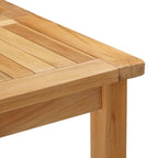 Bartisch Natur 150 x 75 x 105 cm Massivholz Teak