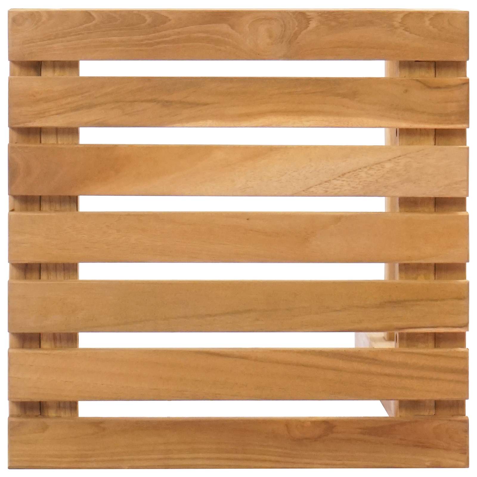 Barhocker 2 pcs Braun Massivholz Teak
