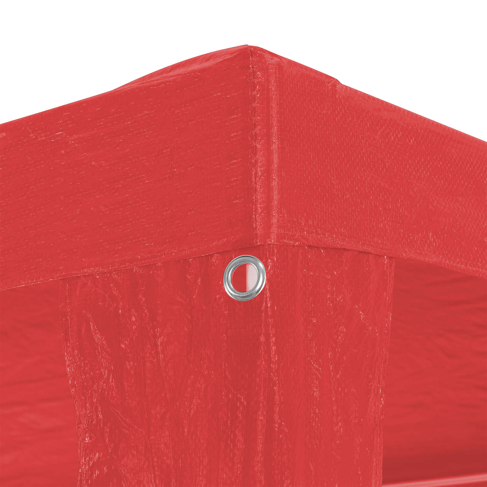 Partyzelt Rot 900 x 300 x 255 cm PE und Stahl