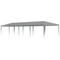 Partyzelt Hellgrau 1200 x 300 x 255 cm PE und Stahl