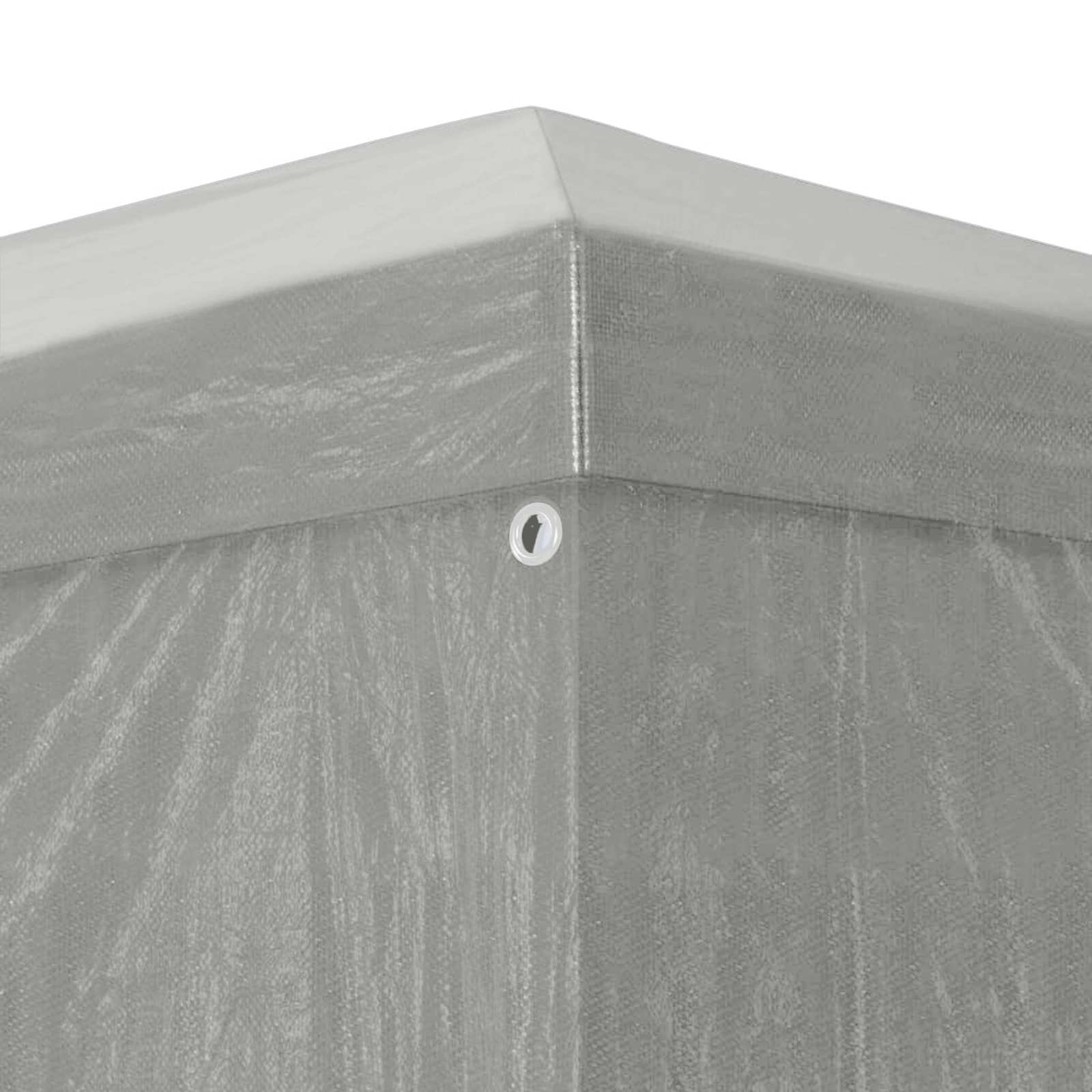 Party-Zelt 1200 x 300 x 255 cm Hellgrau PE und Stahl