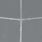 Party-Zelt 1200 x 300 x 255 cm Hellgrau PE und Stahl