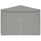 Party-Zelt 1200 x 300 x 255 cm Hellgrau PE und Stahl