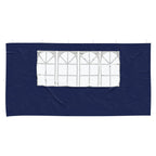 Party Zelt Seitenteil 2 pcs 400 x 195 cm Blau PE und Stahl