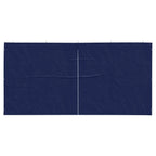 Party Zelt Seitenteil 2 pcs Blau 400 x 195 cm PE und Stahl