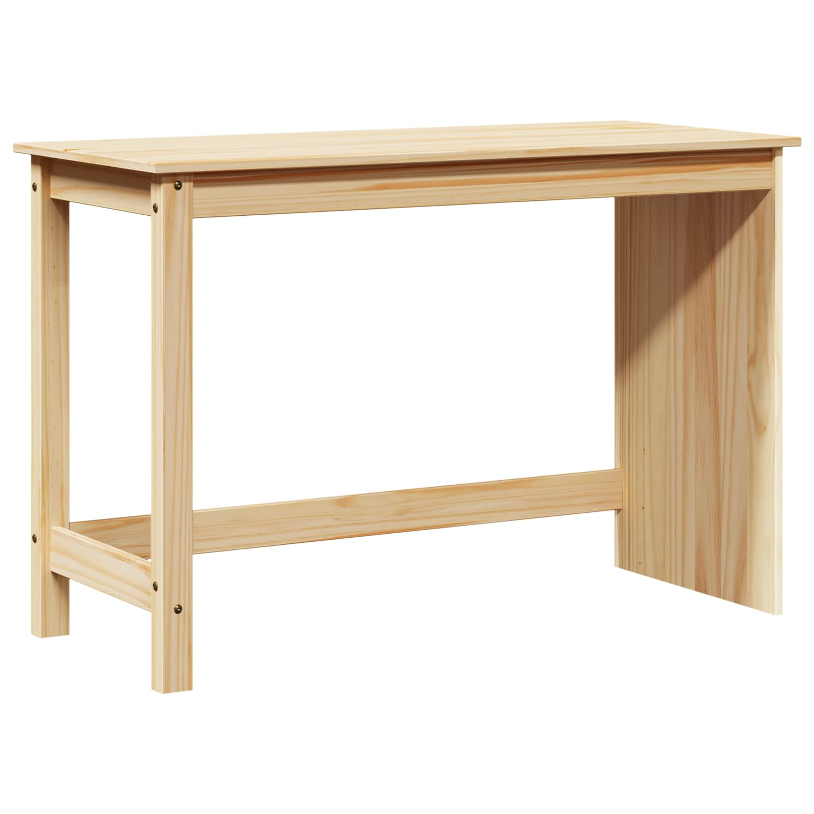 Schreibtisch Braun 112 x 50 x 75 cm Massivholz Kiefer