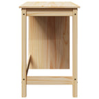 Schreibtisch Braun 112 x 50 x 75 cm Massivholz Kiefer