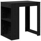 Bartisch Schwarz Eichen-Optik 102 x 70 x 103,5 cm Holzwerkstoff