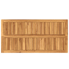 Outdoor Bar Set 7 pcs Unbehandelt Massivholz Teak