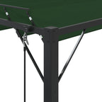 Gazebo mit Lamellen-Dach Grün 3 x 4 x 2,14 m