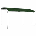 Pavillon 4 x 3 x 2,55 m Grün Stoff und Aluminium 180 gsm