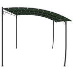 Pavillon 4 x 3 x 2,55 m Grün Stoff und Aluminium 180 gsm