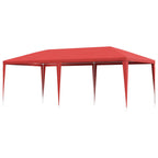 Partyzelt Rot 600 x 300 x 255 cm PE und Stahl
