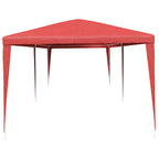 Partyzelt Rot 600 x 300 x 255 cm PE und Stahl
