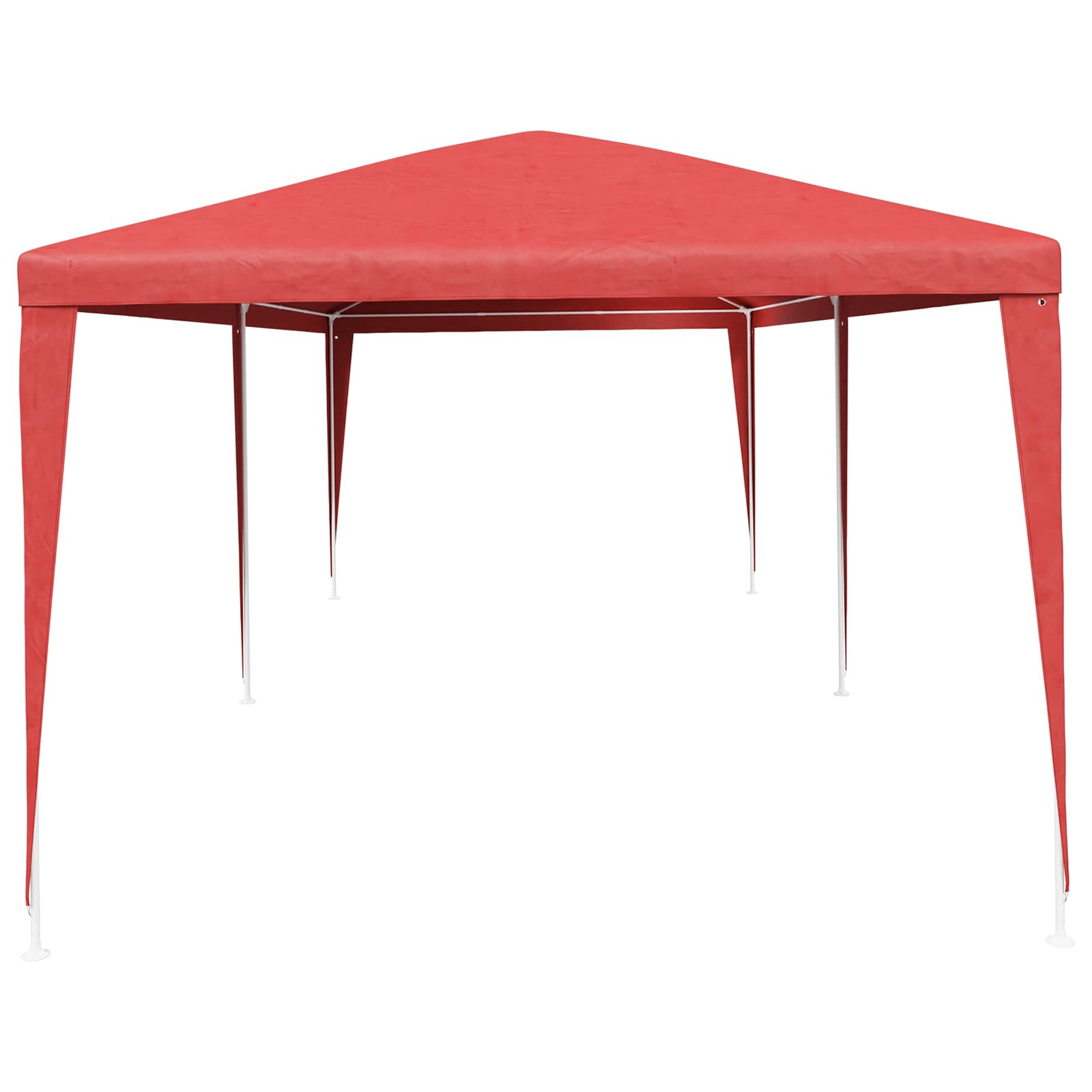 Partyzelt Rot 600 x 300 x 255 cm PE und Stahl