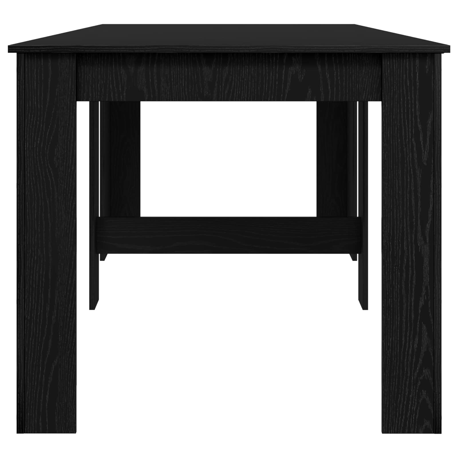 Esstisch 240 x 85 x 75 cm Holzwerkstoff Schwarze Eiche
