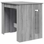 Esstisch 240 x 85 x 75 cm Holzwerkstoff Grau Sonoma