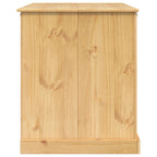 Küchentrolley 2 pcs Honigwachs 112 x 77 x 91,5 cm Massiv-Kiefer