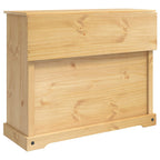 Küchentrolley 2 pcs Honigwachs 112 x 70 x 91,5 cm Massiv-Kiefer
