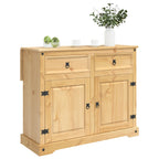 Küchentrolley 2 pcs Honigwachs 112 x 70 x 91,5 cm Massiv-Kiefer