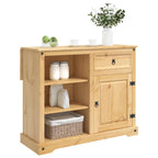 Küchentrolley 2 pcs Honigwachs 112 x 70 x 91,5 cm Massiv-Kiefer