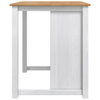 Küchentrolley PANAMA 2 pcs Weiß und Honigwachs 112 x 77 x 90 cm