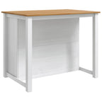 Küchentrolley PANAMA 2 pcs Weiß und Honigwachs 112 x 77 x 90 cm