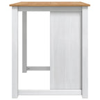 Küchentrolley PANAMA 2 pcs Weiß und Honigwachs 112 x 77 x 90 cm