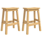 Kücheninsel Set CORONA 3 pcs Honigwachs Massives Kiefernholz
