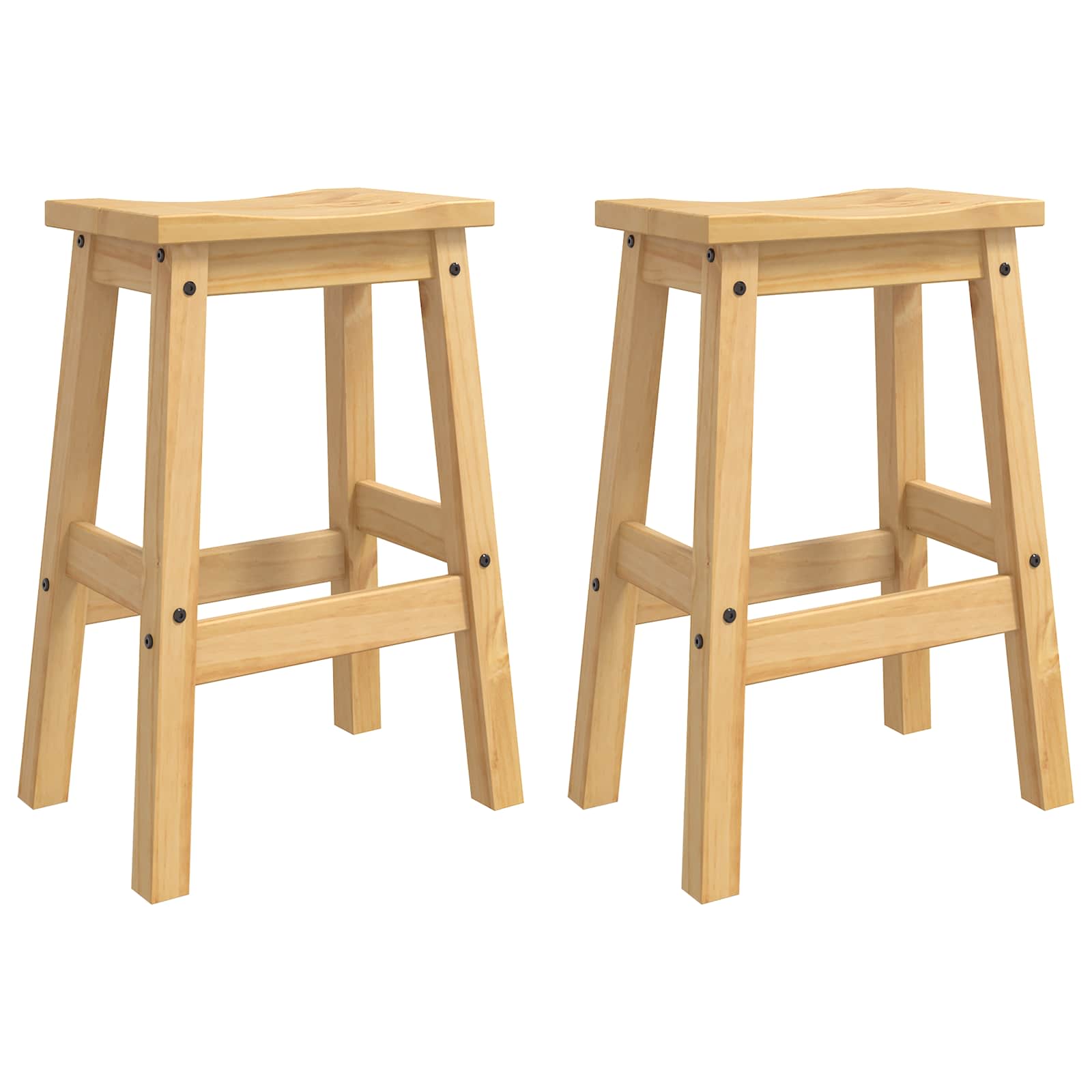 Kücheninsel Set mit Schubladen 3 pcs Honigwachs Massiv-Kiefer