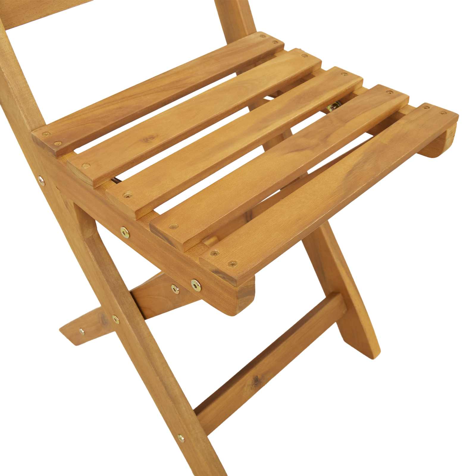 Außen Bistro-Stühle 6 pcs Natur Massivholz Akazie