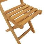 Außen Bistro-Stühle mit Kissen 8 pcs Natur 40 x 42 x 85 cm