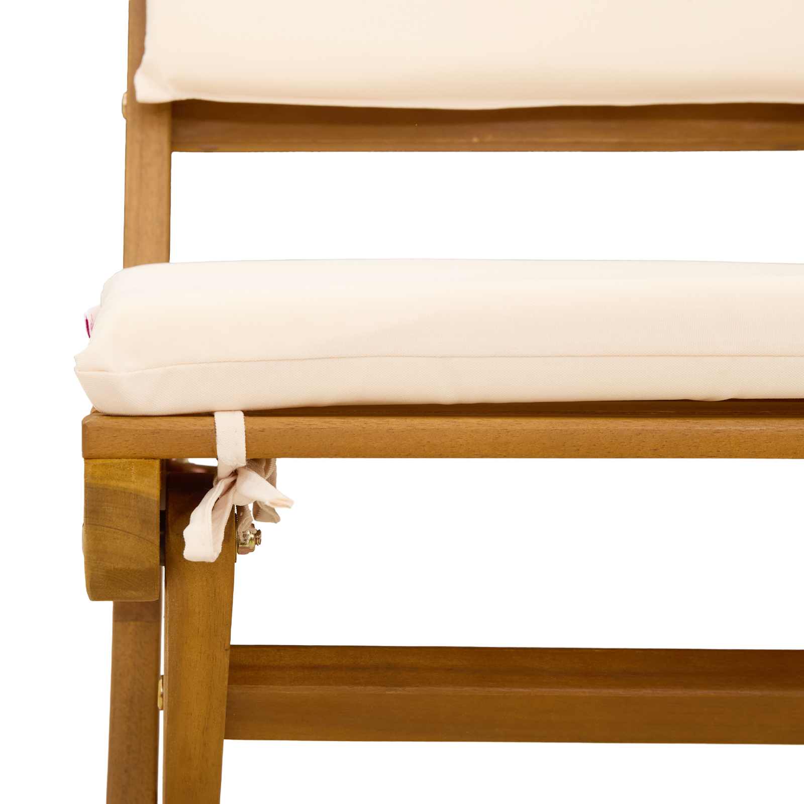 Außen Bistro-Stühle mit Kissen 6 pcs Cremeweiß 38 x 46 x 85 cm