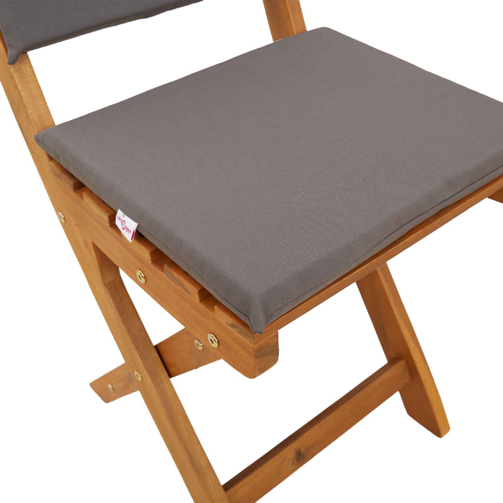 Außen Bistro-Stühle mit Kissen 6 pcs Dunkelgrau 38 x 46 x 85 cm
