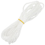 Balkonsichtschutz Weiß 90 x 800 cm HDPE und Aluminium