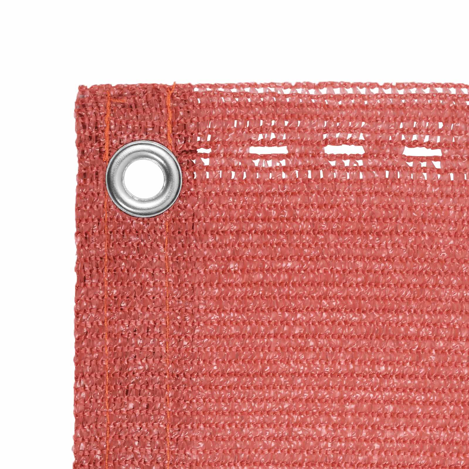 Balkonsichtschutz Terrakotta 75 x 1000 cm HDPE und Aluminium