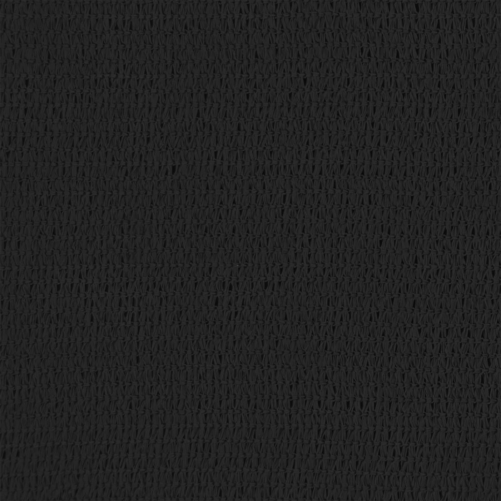 Balkonsichtschutz Schwarz 75 x 1200 cm HDPE und Aluminium