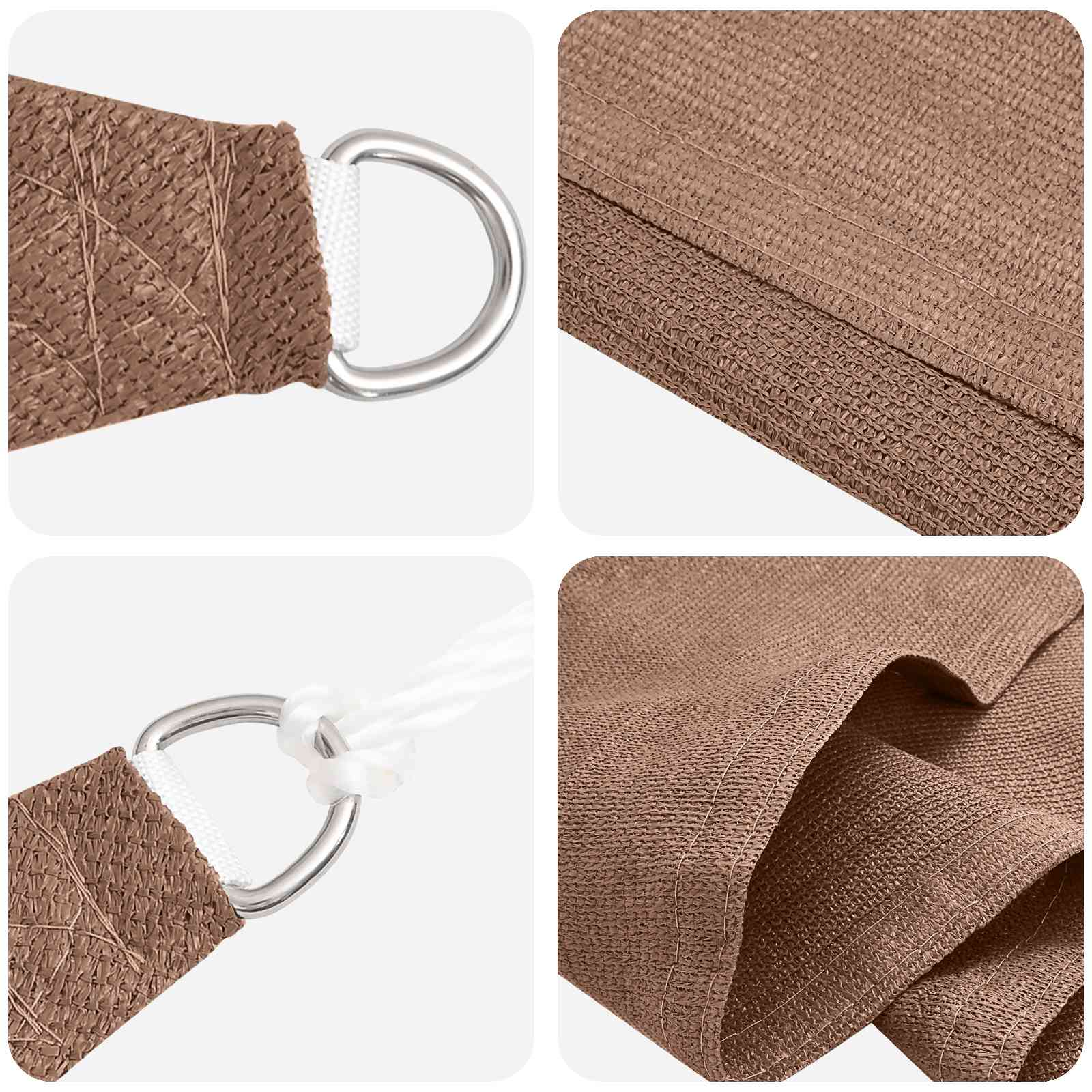 Sonnensegel Taupe 2,5 x 6 m HDPE